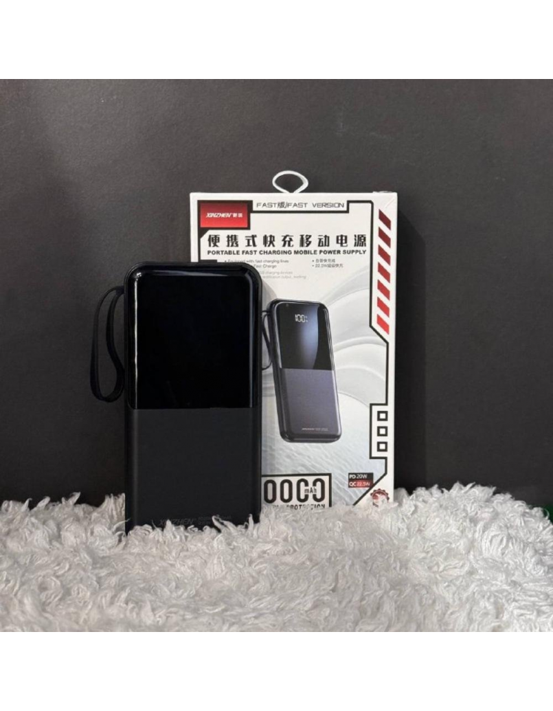 XINZHEN PB163 10000MAH PORTABLE FAST CHARGING MOBILE POWER SUPPLY POWER BANK