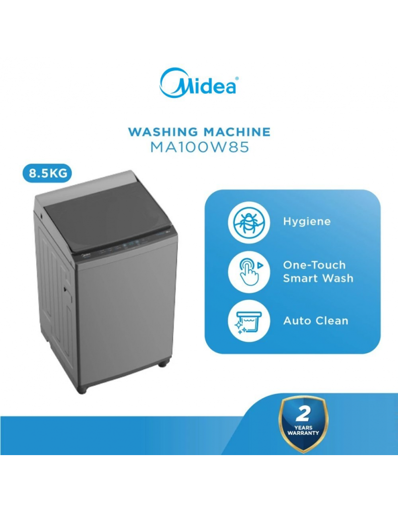 MIDEA WASHING MACHINE 8.5KG