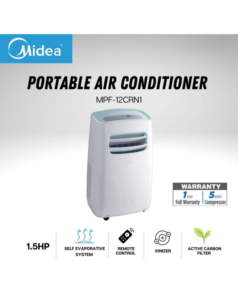 MIDEA PORTABLE AIR-CONDITIONER 12000 BTU