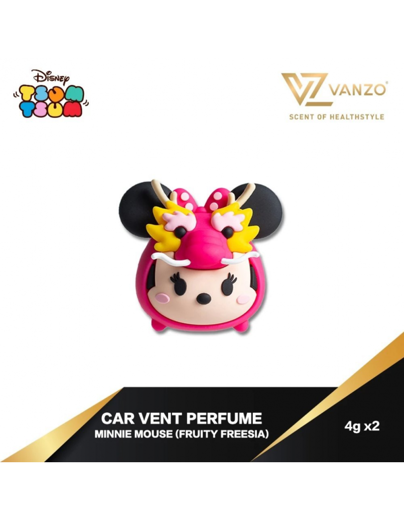 VANZO TSUM TSUM MINNIE CAR VENT PERFUME (FRUITY FREESIA)