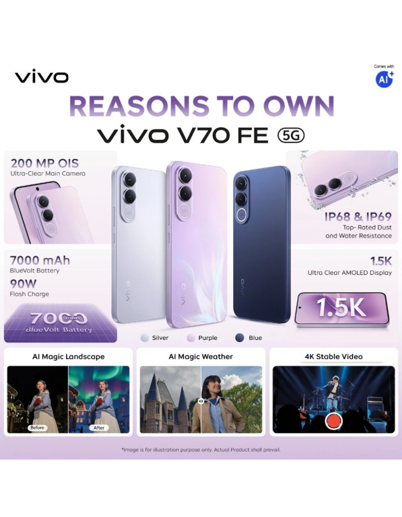 PREORDER VIVO V70 FE