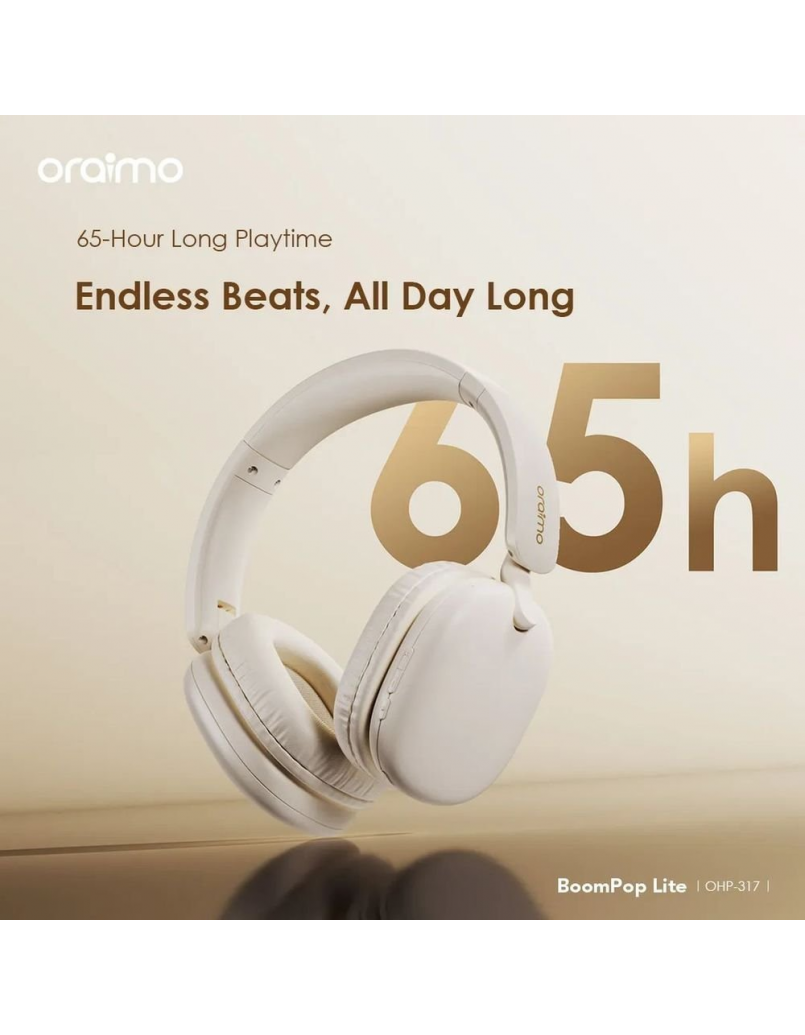 ORAIMO OHP-317 BOOMPOP LITE HEADPHONES LIGHT GOLD