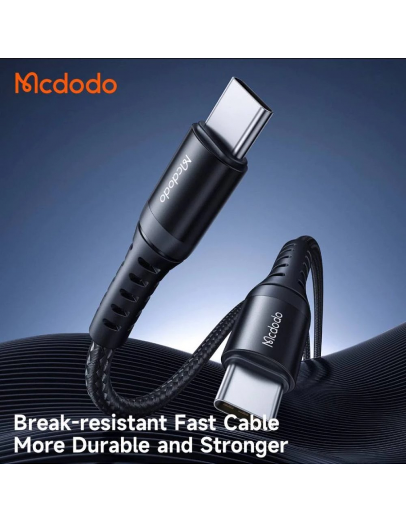 MCDODO CA-5630 36W USB-C TO LIGHTNING BENDING REINFORCED CABLE 0.2M