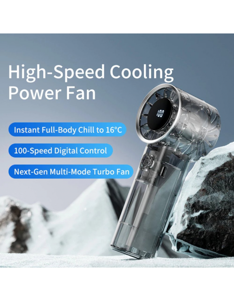 MAGPIE BP1188 HIGH SPEED HANDHELD FAN (WHITE)